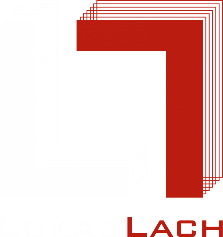 Lukas Lach Logo white